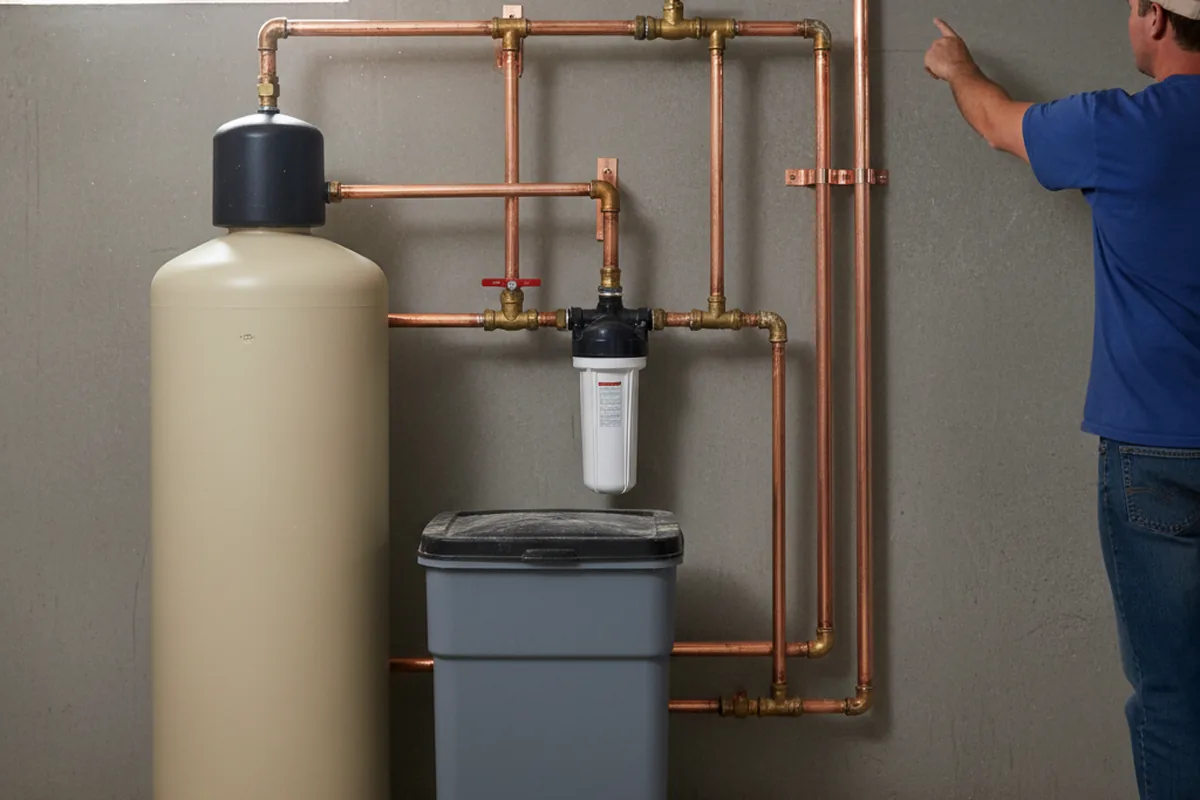 Whole-house water treatment system installed in Mastic